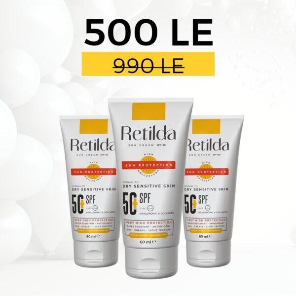 Retilda Sun Cream Set of (3)