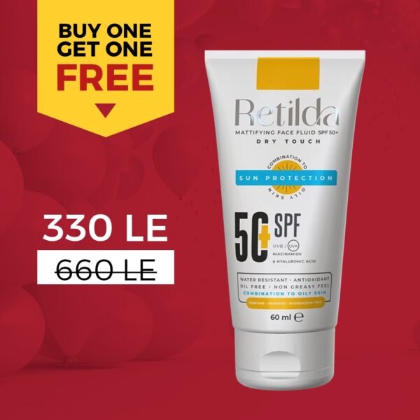 Retilda Sunscreen Fluid Dry Touch SPF50+
